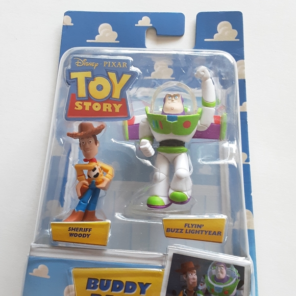 DISNEY TOY STORY SHERIFF WOODY FLYING' BUZZ LIGHTYEAR BUDDY PACK NEW - Picture 2 of 3